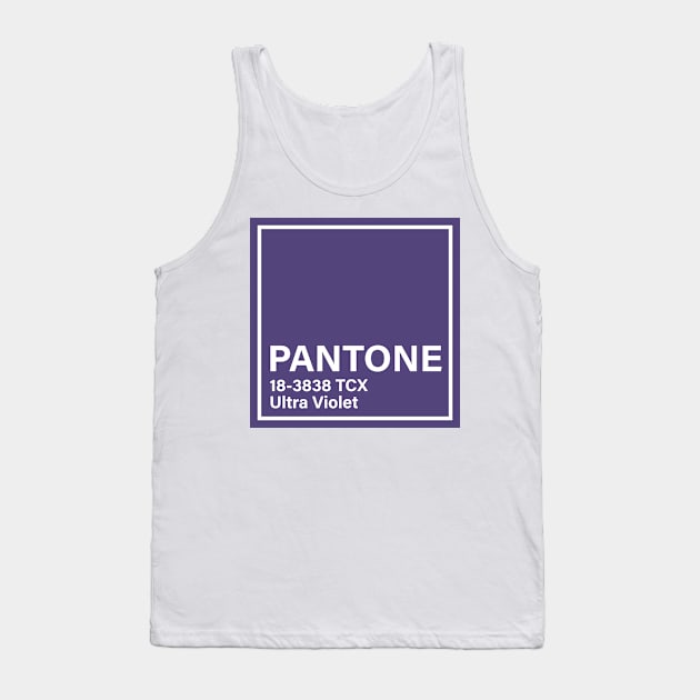 pantone 18-3838 TCX Ultra Violet Tank Top by princessmi-com